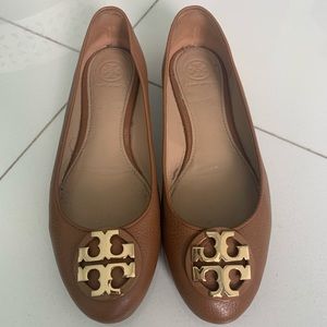 Tory Burch Claire Ballet Flats Brown